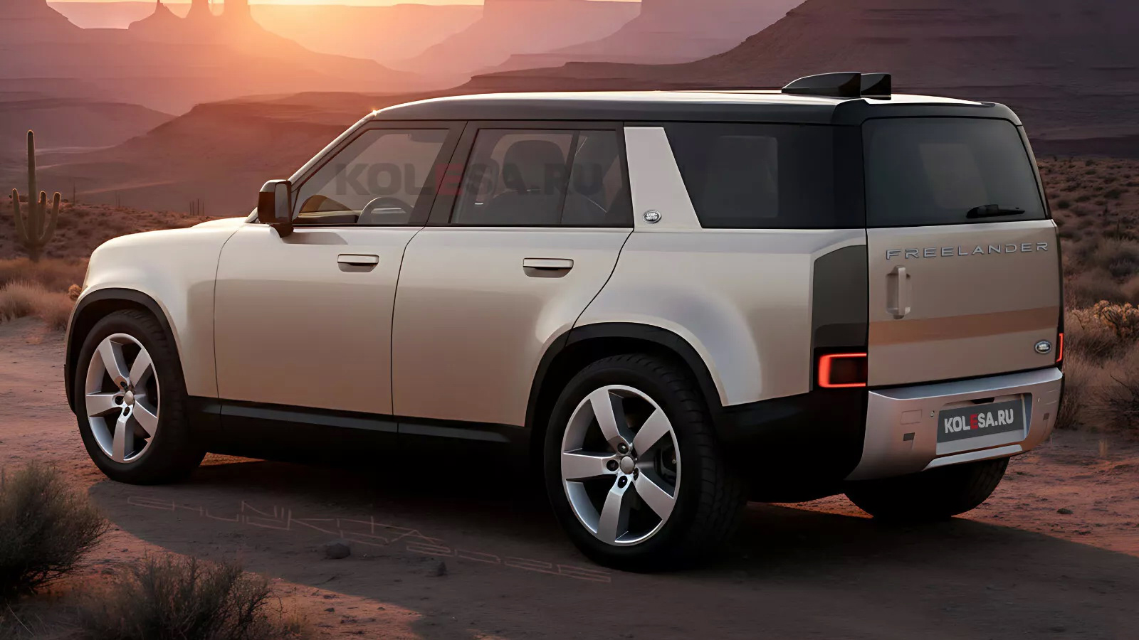 Τα σχέδια είναι ανεξάρτητα της Land Rover και προέρχονται από την ιστοσελίδα Kolesa.